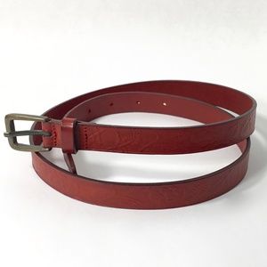 Albatros Italian Leather Embossed Belt
